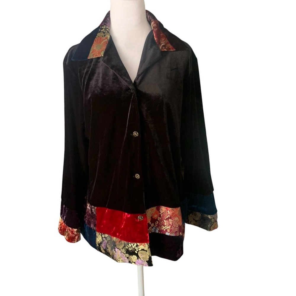 Notations Velvet Patchwork Women’s Large Lightwei… - image 2